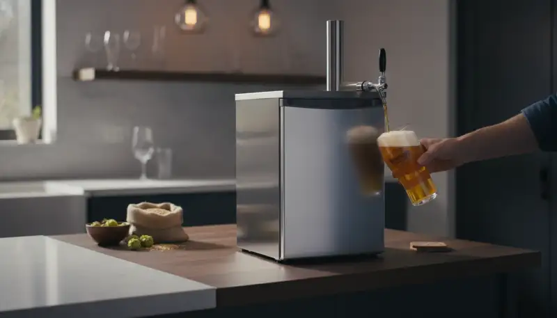 Bierkühler mit Zapfhahn: Frischer Genuss