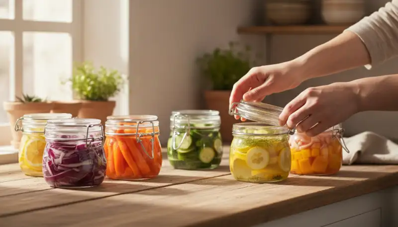 Einmachgläser mit Bügelverschluss: Fermentieren leicht gemacht